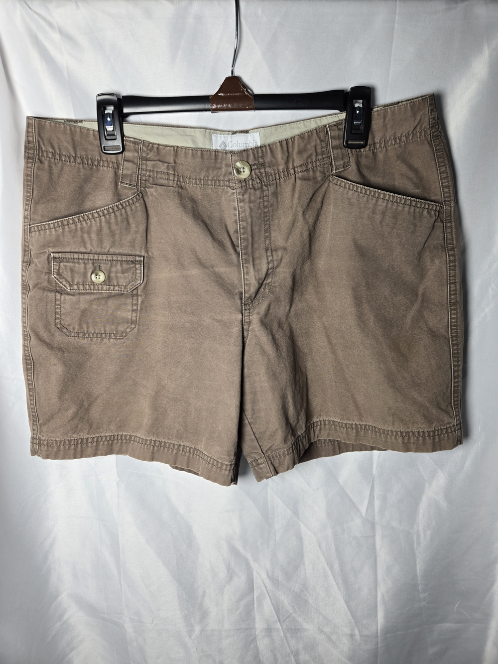 Columbia Women's Brown Cargo Shorts with Flap Pocket